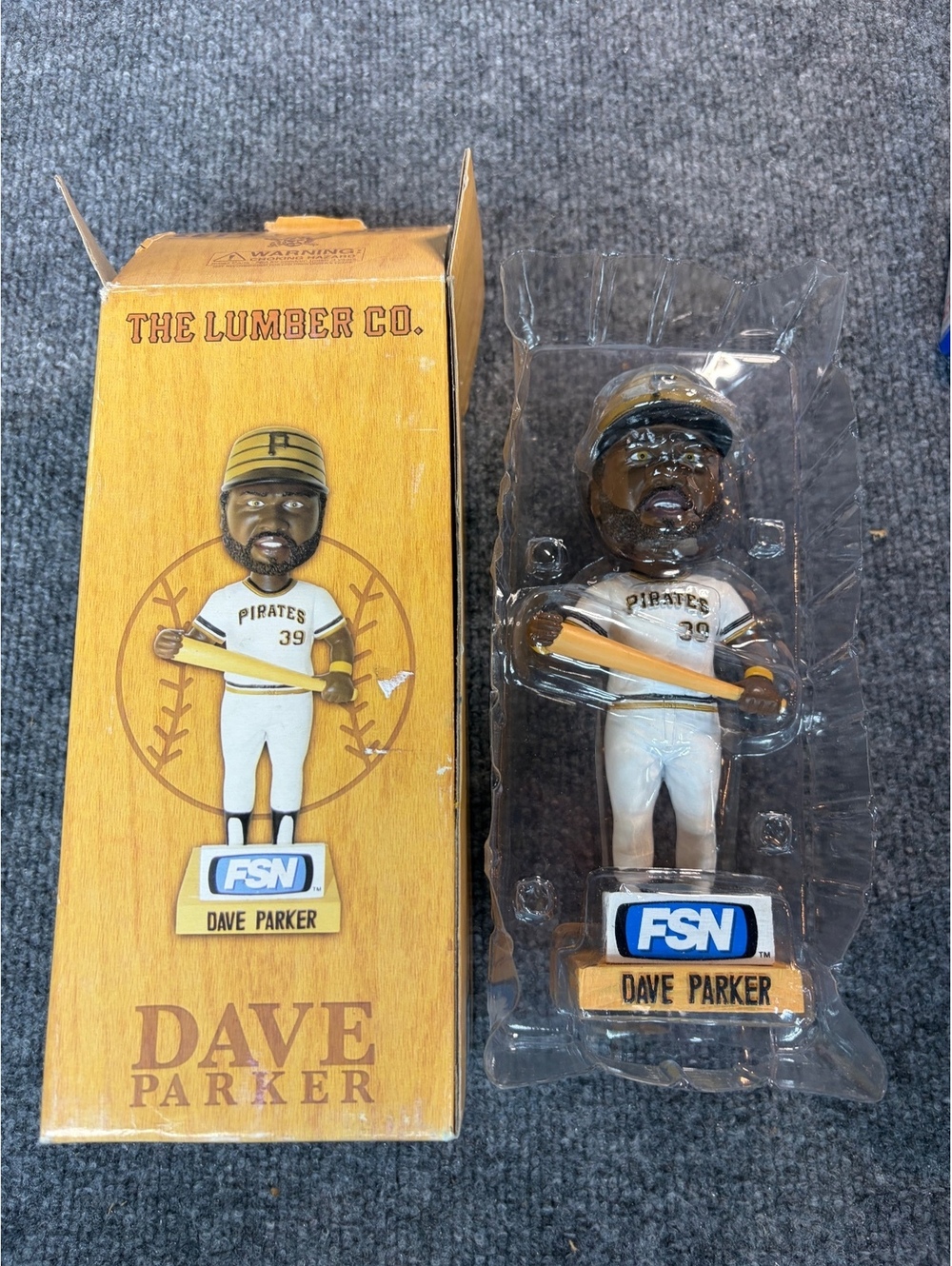 Dave Parker Fan Bobblehead Figure And Pittsburgh Sports Hall Of Fame
